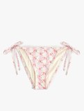 Koton X Sibil Çetinkaya - Yanları İpli Fiyonk Detaylı Çiçekli Bikini Alt
