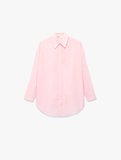 Koton X Sibil Çetinkaya - Pamuklu Uzun Kollu Arkası Hibiskus Çiçek Baskılı Oversize Plaj Gömleği