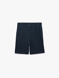 Regular Fit Cepli Bermuda Beli Bağcıklı Şort