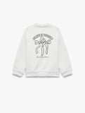 Pamuklu Uzun Kollu Yarım Fermuarlı Polo Yaka Sweatshirt