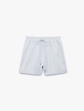 Beli Bağcıklı Keten Karışımlı Mini Şort
