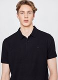 Wrangler Siyah Erkek Regular Fit Logo Baskılı Polo T-Shirt W2610158001 Siyah Polo T-Shirt
