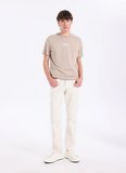 Wrangler Ekru Erkek Straight Denim Pantolon W12O021013 Taş Denim Pantolon