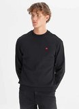 Wrangler Bisiklet Yaka Siyah Erkek Sweatshırt TW2520255001 Siyah Sweatshirt