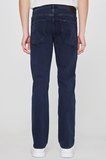 Daren Straight Fit Düz Kesim Normal Bel Pamuklu Esnek Siyah Jean Denim Pantolon