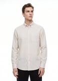 Dockers Ekru Erkek Regular Fit Gömlek D2620159614_Diagonal Gömlek