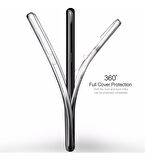İphone 5-5s Uyumlu Ön Arka 360 Tam Koruma Şeffaf Soft Silikon Kılıf