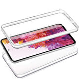Xiaomi Mi Note 10 Pro Uyumlu Ön Arka 360 Tam Koruma Şeffaf Soft Silikon Kılıf
