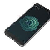 Xiaomi Mi 6X Uyumlu Ön Arka 360 Tam Koruma Şeffaf Soft Silikon Kılıf