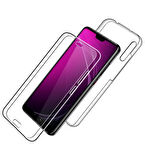Huawei P20 Uyumlu Ön Arka 360 Tam Koruma Şeffaf Soft Silikon Kılıf