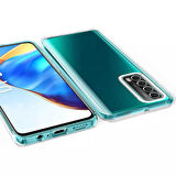 Huawei P Smart 2021 Uyumlu Ön Arka 360 Tam Koruma Şeffaf Soft Silikon Kılıf