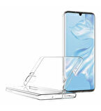 Huawei P30 Pro Uyumlu Ön Arka 360 Tam Koruma Şeffaf Soft Silikon Kılıf