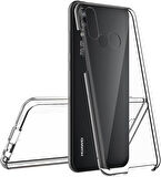 Huawei P20 Lite Uyumlu Ön Arka 360 Tam Koruma Şeffaf Soft Silikon Kılıf