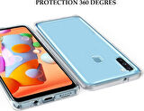 Samsung Galaxy A11 Uyumlu Ön Arka 360 Tam Koruma Şeffaf Soft Silikon Kılıf