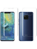 Huawei Mate 20 Pro ile Uyumlu Ön Arka Koruma Full Body Jelatin
