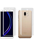 Huawei Mate 10 Lite ile Uyumlu Ön Arka Koruma Full Body Jelatin