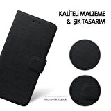 Xiaomi Redmi Note 7 Uyumlu Kapaklı Tam Korumalı Kumaş Kılıf