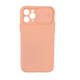 iPhone 11 Pro Uyumlu Kamera Sürgülü Mat Silikon Kılıf