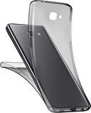 Samsung Galaxy J4 Plus Uyumlu Ön Arka 360 Tam Koruma Şeffaf Soft Silikon Kılıf
