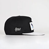 Kartal Logolu Beyaz-Siyah Hip Hop Şapka