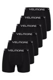 Velmore 6’lı Kutu Premium Erkek Boxer | Likralı ve Pamuklu İç Giyim