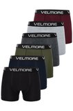 Velmore 6’lı Kutu Premium Erkek Boxer | Likralı ve Pamuklu İç Giyim