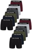 VELMORE Erkek Boxer 12’li Premium Kutu Pamuklu Likralı (Beden S - 5XL)