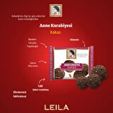 Leila Duble Kakao Badem Kurabiyesi 40 Gr x 3 Adet 