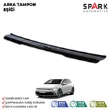 Volkswagen Golf 8 2021- Yılı ve Sonrası Uyumlu Arka Tampon Eşiği Parlak