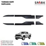 Volkswagen Amarok 2023- Yılı ve Sonrası Uyumlu Yarasa Kapı Kaplama 6 Parça