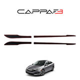 Honda Civic 2016- Yılı ve Sonrası Uyumlu Yan Kapı Alt Çıta 4 Parça