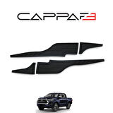 Toyota Hilux 2015-2020 Yıl Aralığı Uyumlu Yarasa Kapı Kaplama 4 Parça