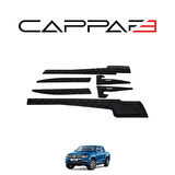 Volkswagen Amarok 2010-2022 Yıl Aralığı Uyumlu Yarasa Kapı Kaplama 6 Parça