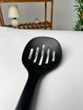 Favora 2li Ahşap Saplı Kepçe ve Spatula Seti - Siyah
