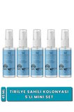 Bursa Şehir Kolonyaları, Tirilye Sahili Kolonyası, 5'li Mini Set, 45 Ml