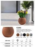 BOSTANN DEKORATİF SAKSI - FLORIA 240 - 22L - BEJ