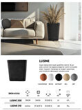 BOSTANN DEKORATİF SAKSI - LUSINE 200 - 47L - KAHVERENGİ