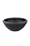 BOSTANN DEKORATİF SAKSI - BOHO 280 - 40L - ANTRASİT