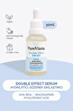 Double Effect Serum 30ML – AHA-BHA + Niacinamide + Hyaluronik Asit – Aydınlatıcı, Gözenek Sıkılaştırıcı, Ton Eşitleyici