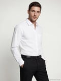 LCW BUSINESS Beyaz Regular Fit Erkek Basic Gömlek