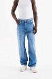 Erkek Relaxed Baggy Jean Pantolon Mavi