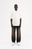 Erkek Effected Velvet Baggy Jean Pantolon Sunburn Wash