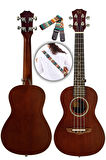 Fourtune Sydra UKC-23MN Concert Ukulele Maun Hakiki Ağaç (ÖZEL SERİ)