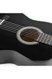 Fourtune Luca C-180BK Siyah Klasik Gitar Seti 4/4 Sap Ayarlı 