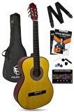 Fourtune Luca C-180YL Sarı Klasik Gitar Seti 4/4 Sap Ayarlı 