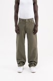 Erkek Jakarlı Baggy Jean Pantolon Haki