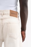 Erkek Efektli Yıkamalı Baggy Jean Pantolon Taş