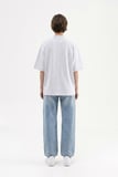 Kadın Basic Oversize Pamuklu Süprem T-Shirt Karmelanj