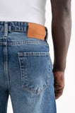 Erkek Straight Fit Jean Pantolon Mavi