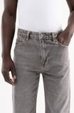 Erkek Straight Fit Jean Pantolon Gri